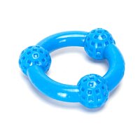 Nobleza gumová dentálna hračka pre psy kruh 9,5 cm modrý